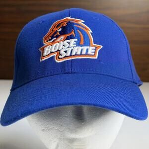 Boise State Broncos NCAA Blue Top of the World Flex Fit S / M Collegiate Hat